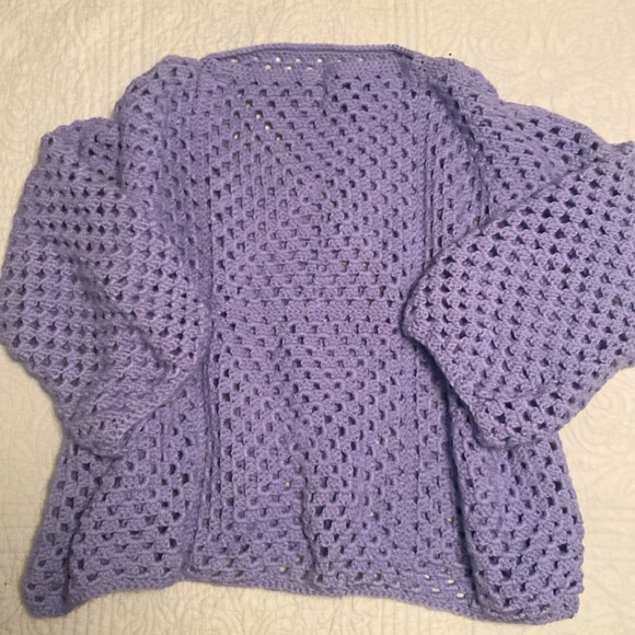 Hand Crocheted Sweater - Picture 1 of 2